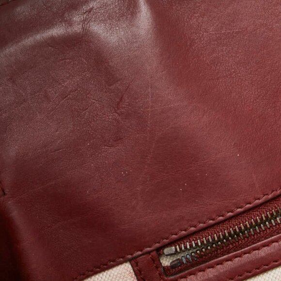 GUCCI Red Leather Tote Bag - Picture 8 of 16